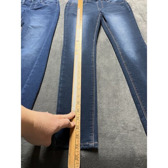 Tommy Bahama Skinny Jeans Girls Sz 12 Jeggins 2 Pairs - Med Wash/Dark Wash - Picture 10 of 14